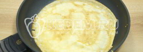 блины с курицей. Шаг 4
