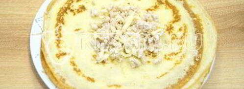 блины с курицей. Шаг 10