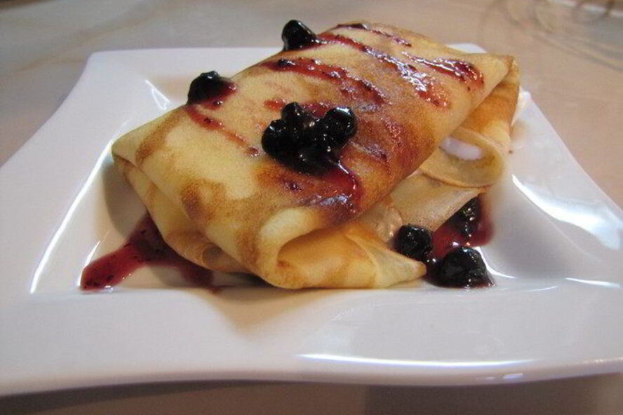 Рецепт блинов с нежнейшим белково-лимонным кремом