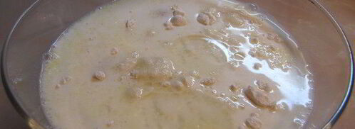 блины с нежнейшим белково-лимонным кремом. Шаг 4