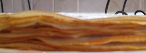 блины с нежнейшим белково-лимонным кремом. Шаг 8