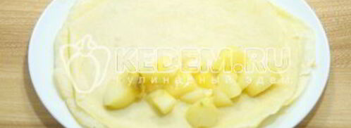 блины с яблоками. Шаг 11