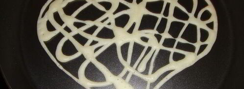 кружевные блинчики-сердечки. Шаг 5