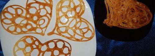 кружевные блинчики-сердечки. Шаг 6