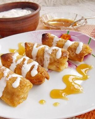 Налистники со сметаной