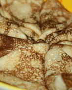 Нежные тонкие блинчики на кефире