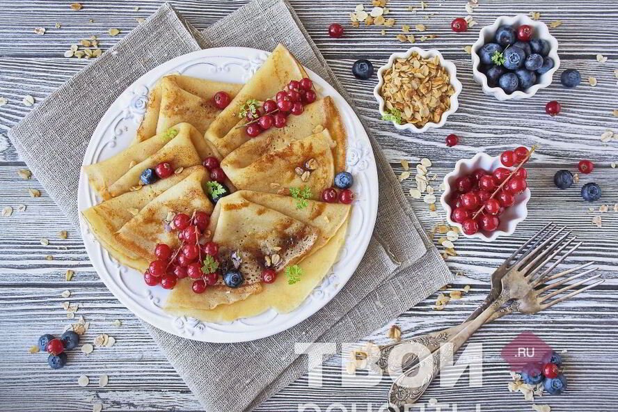 Рецепт овсяных блинов