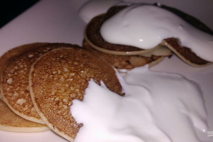 Рецепт панкейков на кислом молоке и ряженке