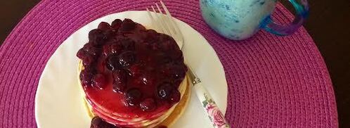 панкейки с черничным сиропом. Шаг 8