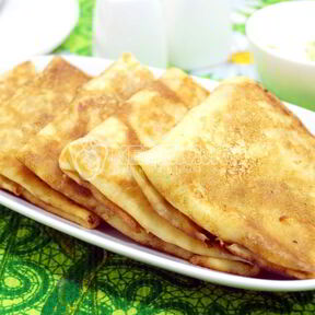 Блины с курицей