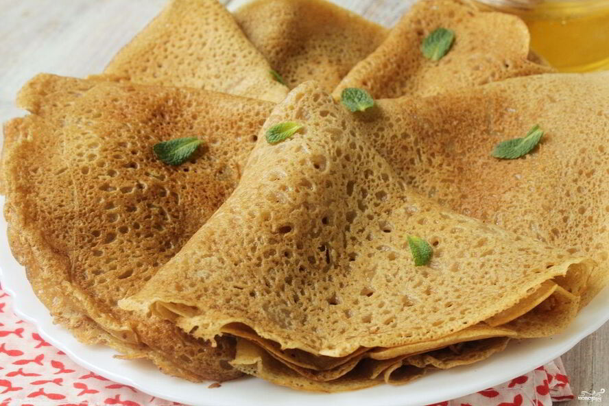 Рецепт постных блинов на минералке