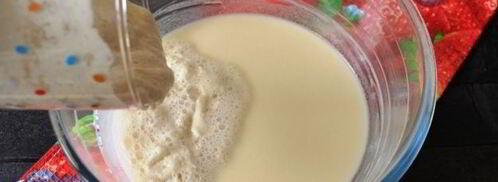 постные тонкие блины с дырочками. Шаг 11