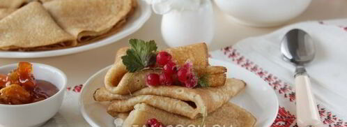 пышные блины с дырочками. Шаг 10