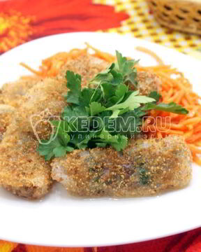 Рисовые блинчики с грибами