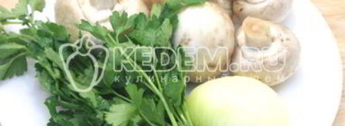 рисовые блинчики с грибами. Шаг 3