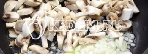 рисовые блинчики с грибами. Шаг 4
