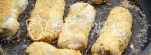 рисовые блинчики с грибами. Шаг 8