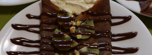 шоколадные блинчики с творожной начинкой. Шаг 6