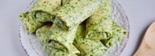 шпинатные блины с печенью. Шаг 9