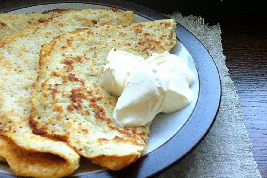 Рецепт сырно-картофельных блины