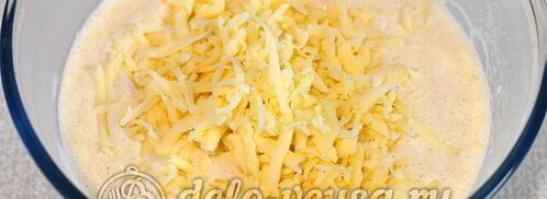 сырные блины с зеленью. Шаг 3