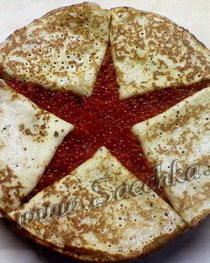 Тонкие блинчики с дырочками