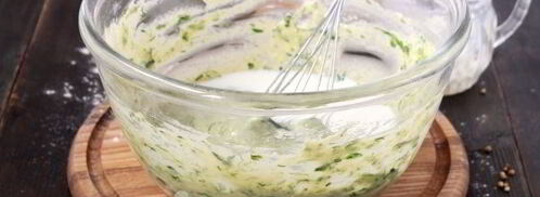 тонкие блины с черемшой. Шаг 6