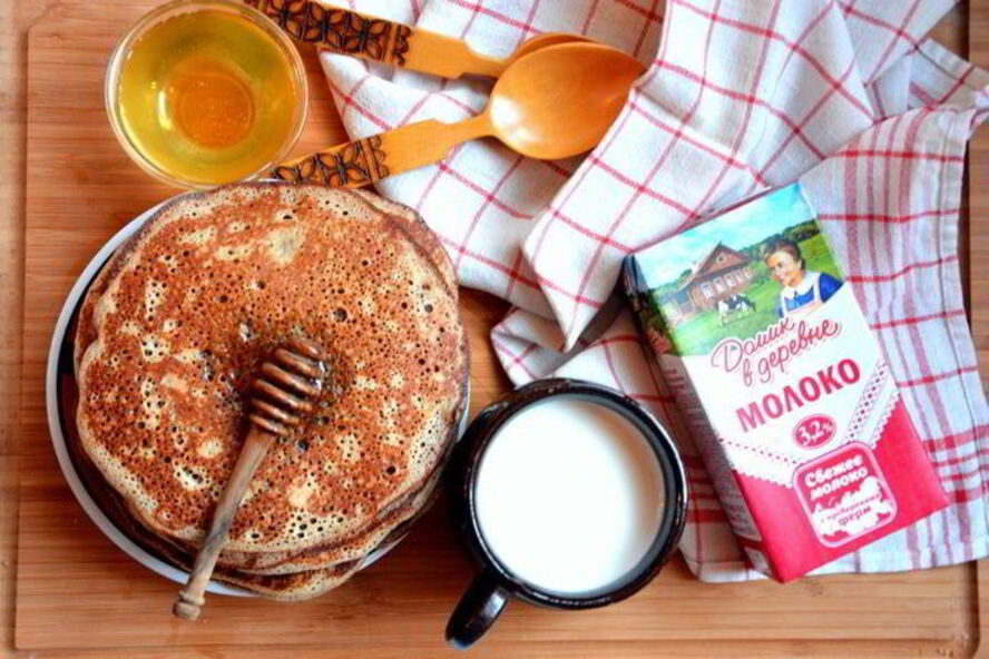 Рецепт цельнозерновых заварных блинов