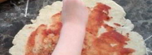 булочки-рулеты с сырной начинкой. Шаг 3