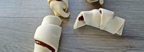 булочки с бананом и шоколадом. Шаг 9