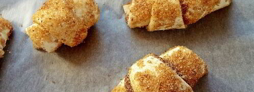 булочки с бананом и шоколадом. Шаг 11