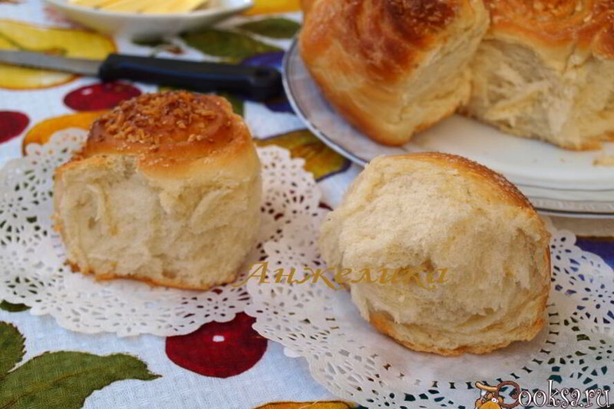 Рецепт булочек с кокосовой стружкой