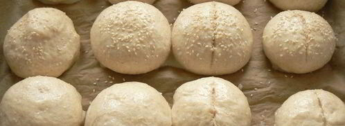 булочки с мукой и творогом. Шаг 8