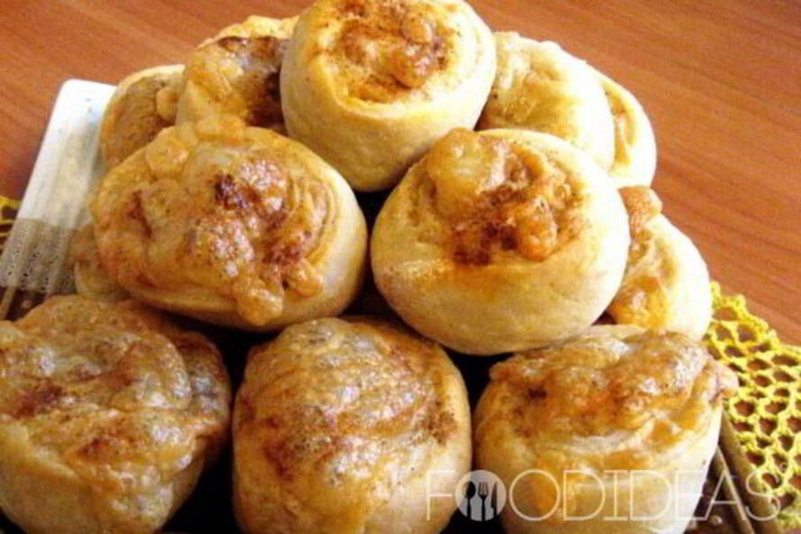 Рецепт булочек с сыром