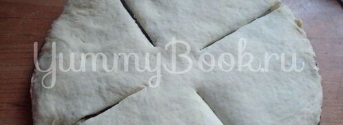 булочки снежинки. Шаг 2