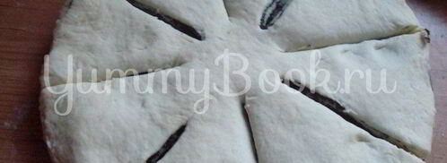 булочки снежинки. Шаг 3