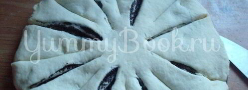 булочки снежинки. Шаг 4