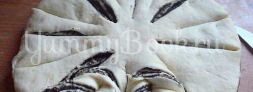 булочки снежинки. Шаг 5