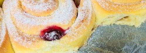 булочки со сливочным сыром и вишней. Шаг 8