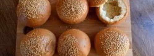 горячие булочки с яйцом и сыром. Шаг 2