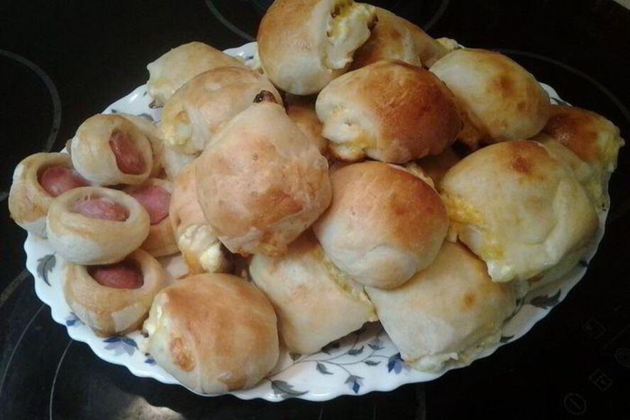 Рецепт кефирных булочек с брынзой