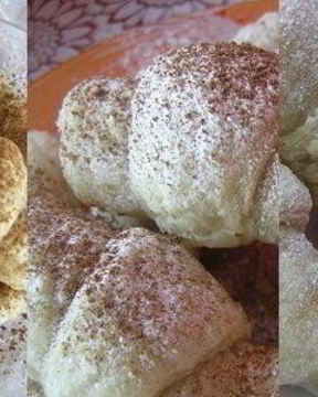 Круассаны с земляникой, ежевикой и шоколадом