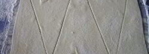 круассаны с земляникой, ежевикой и шоколадом. Шаг 3