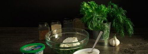 зерновые булочки-пампушки с сырно-чесночной начинкой. Шаг 5