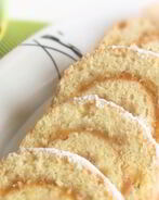 Быстрый яблочный рулет