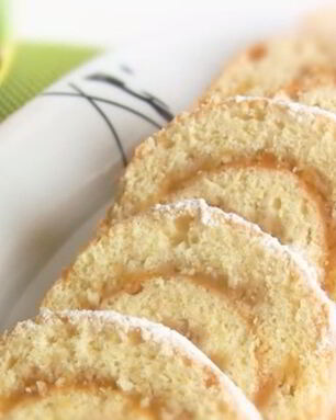 Быстрый яблочный рулет