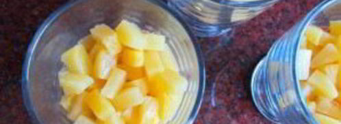 ананасовый чизкейк-парфе. Шаг 3