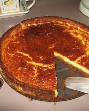 Чизкейк из Маскарпоне с апельсновой цедрой