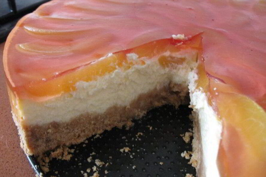 Рецепт чизкейка с абрикосами