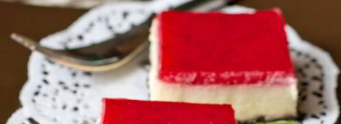 чизкейк с белым шоколадом и клубничным желе. Шаг 16